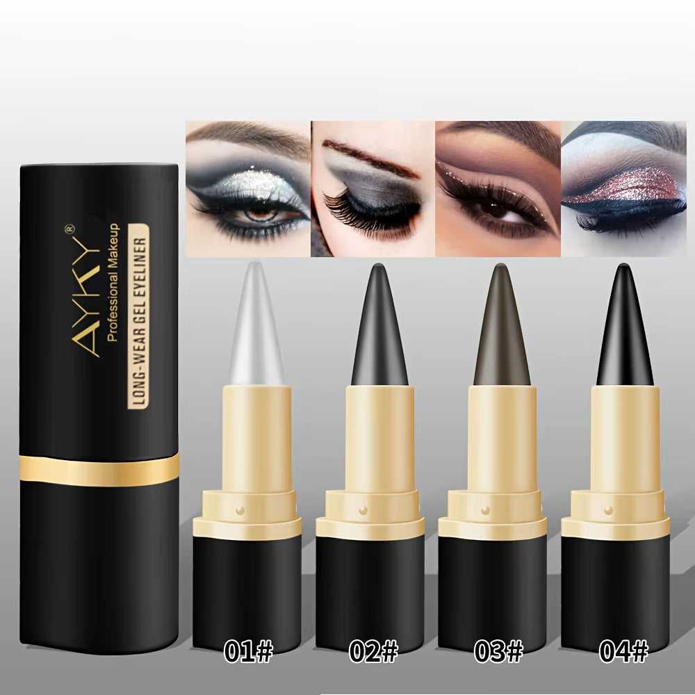 GlideLine™ by AYKY – Matte Glitter Waterproof Eyeliner Balm