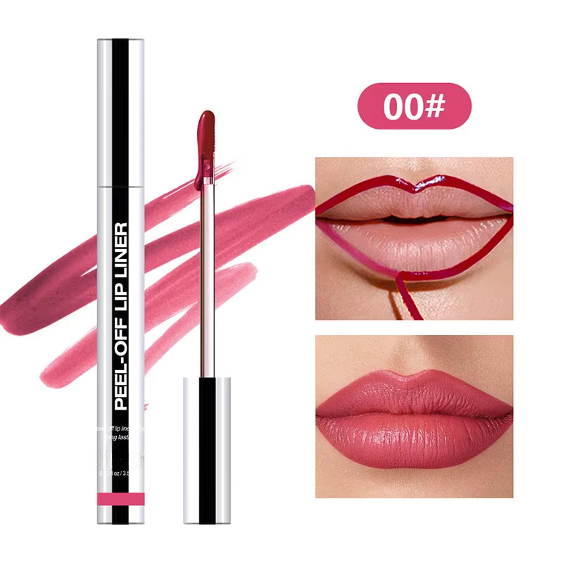 Peel-Off Lip Liner – Waterproof, Long-Lasting Matte Tint & Contour Liner for All-Day Color